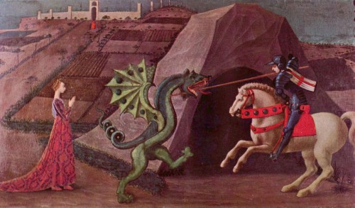 Paolo Uccello [Public domain], <a href="https://commons.wikimedia.org/wiki/File:Paolo_Uccello_050.jpg"  target="_blank">via Wikimedia Commons</a>