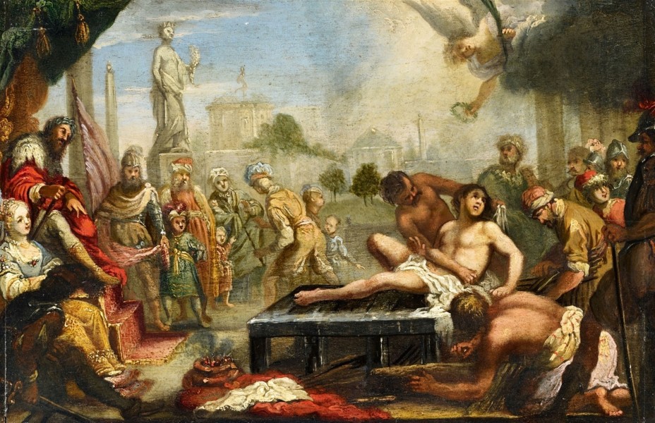 Claude Vignon [Public domain], <a href="https://commons.wikimedia.org/wiki/File:Claude_Vignon_-_The_Martyrdom_of_Saint_Lawrence.jpg"  target="_blank">via Wikimedia Commons</a>