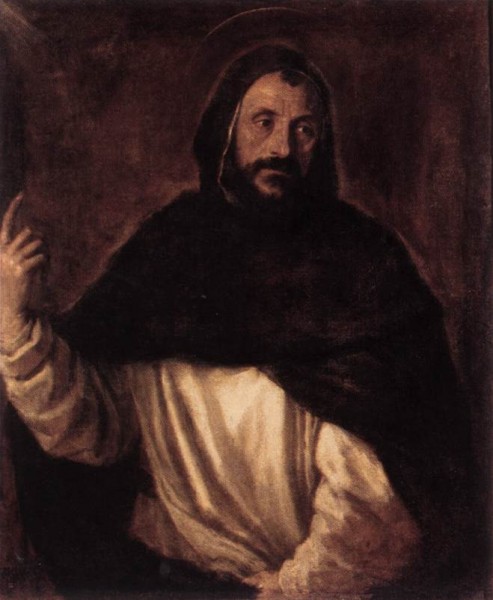 Titian [Public domain], <a href="https://commons.wikimedia.org/wiki/File:Dominikus_von_Tizian.jpg"  target="_blank">via Wikimedia Commons</a>