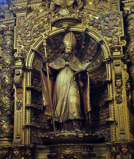 Pepe Becerra [<a href="https://creativecommons.org/licenses/by-sa/4.0"  target="_blank">CC BY-SA 4.0</a>], <a href="https://commons.wikimedia.org/wiki/File:San_Isidoro_(Retablo_de_la_capilla_de_San_Isidoro_de_la_catedral_de_Sevilla).jpg"  target="_blank">via Wikimedia Commons</a>