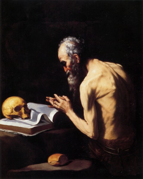 Saint Paul The First Hermit or Paul the Anchorite is regarded as the first Christian hermit. Paul lived alone in the desert from the age of sixteen to one hundred thirteen years of his age

<a href="https://commons.wikimedia.org/wiki/File:San_Pablo_ermita%C3%B1o.jpg" title="via Wikimedia Commons" target="_blank">José de Ribera</a> [Public domain]