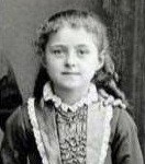 The photograph is from 1881 (It represents Therese of Lisieux at the age of eight).

<p><a href="https://commons.wikimedia.org/wiki/File:TdL-1881.JPG#/media/File:TdL-1881.JPG" target="_blank"></a><br>Public Domain, <a href="https://commons.wikimedia.org/w/index.php?curid=1888611" target="_blank">Link</a></p>